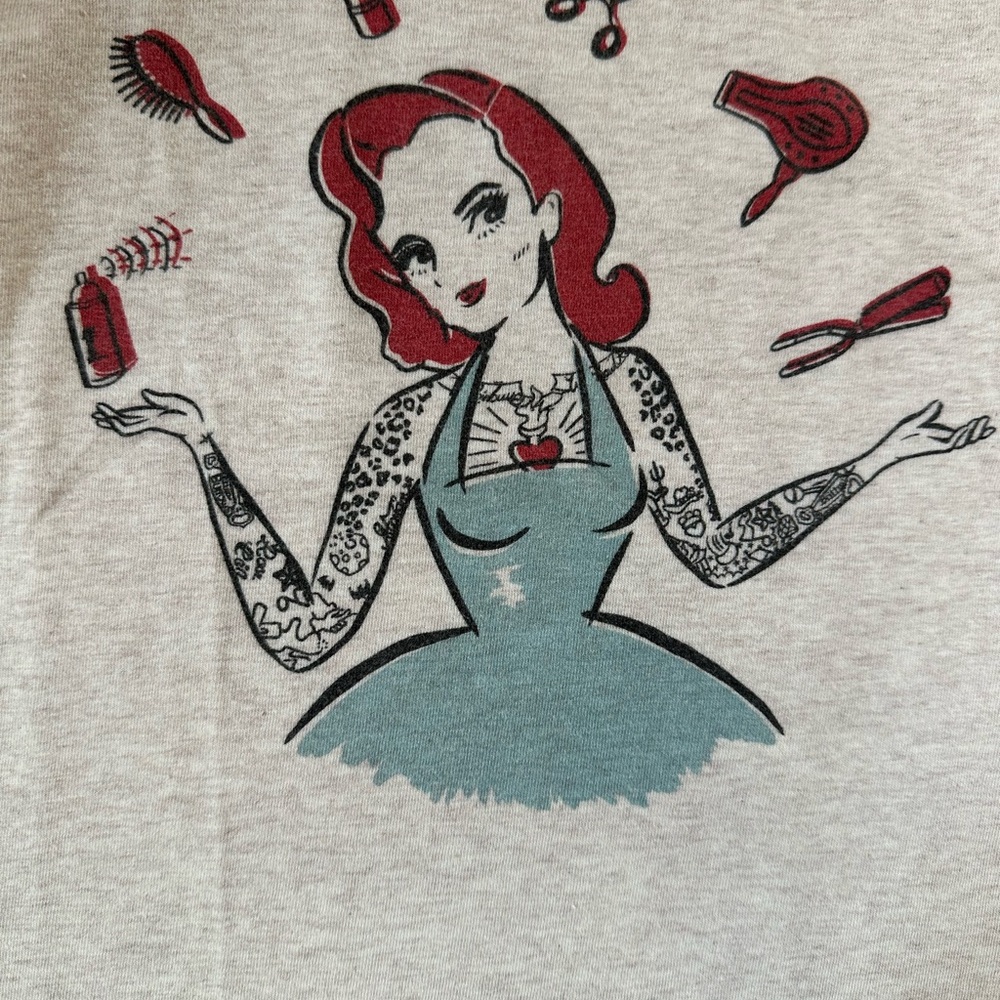 Graphic Short Sleeve Tee - cream